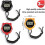 3 Pieces Sports Timer Date And Time Function Shockproof Waterproof Stopwatch 3