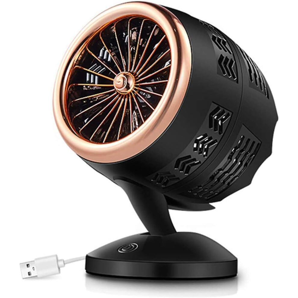 Bedroom Space Heater Mini Heater Usb Rotary Electric Fan Heater Heating Stove Radiator Desk For Car Dealership Two Level Adjustable