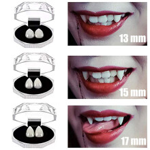 3pcs Werewolf Teeth Simulation Decorative Costume Accessories Creative Faux Teeth For Cosplay Kaesi