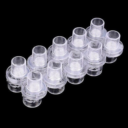 10pcs/set Disposable One-way Cpr Mask Training Valves Mouthpieces Micromask