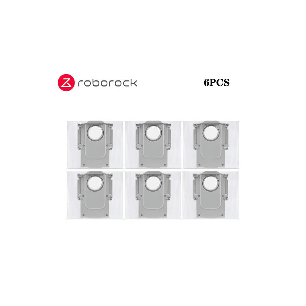 (6pcs) Dust Bag For Roborock Q Revo / P10 A7400RR Robot Vacuum Cleaner Accessories Garbage Bag Replacement Spare Part