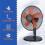 Belaco 12inch Table Fan Desk Fan with 3 Speed Oscillating cooling fan Stand Fan floor fan Low Noise Strong Resistant Base  (Black & Orange) 9