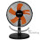 Belaco 12inch Table Fan Desk Fan with 3 Speed Oscillating cooling fan Stand Fan floor fan Low Noise Strong Resistant Base  (Black & Orange) 6