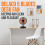 Belaco 12inch Table Fan Desk Fan with 3 Speed Oscillating cooling fan Stand Fan floor fan Low Noise Strong Resistant Base  (Black & Orange) 10