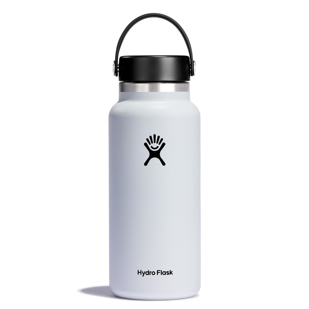 HYDRO FLASK - Water Bottle 946 ml (32 oz) - Vacuum Insulated Stainless Steel Water Bottle Flask with Leak Proof Flex Cap with Strap