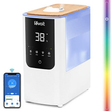 LEVOIT Smart Warm&Cool Humidifier for Bedroom 4.5L,Amazon Exclusive,Top-Fill Aroma Diffuser for Baby | Plants with Custom Light
