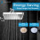SparkPod Fixed Shower Head - High Pressure Rain - Luxury Modern Look - Easy No-Tool Installation - Perfect Adjustable Replacement 5