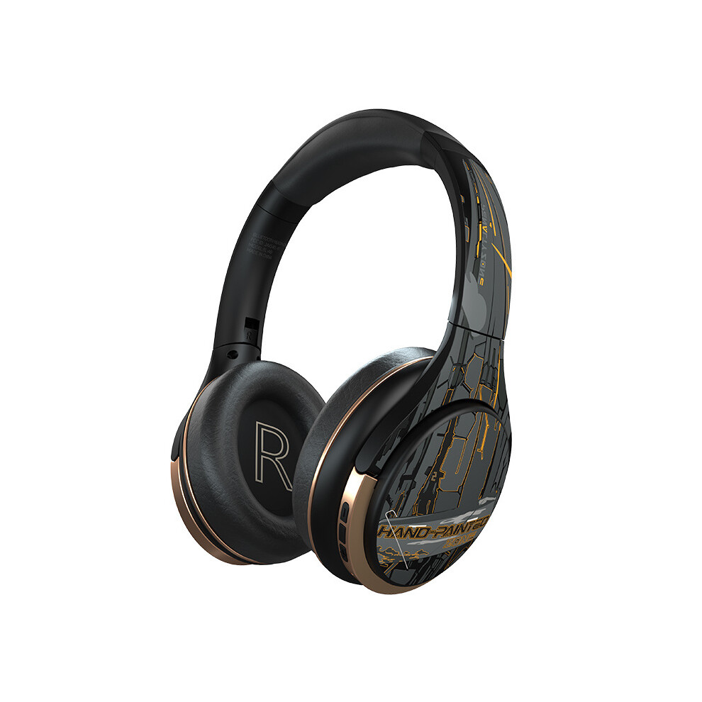 (Black) Active Noise Cancelling Wireless Headphones Black 699959318528