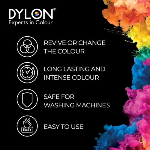 Dylon Dylon Washing Machine Fabric Dye Pod Intense Black, 350g, Packaging May Vary 2