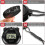 3 Pieces Sports Timer Date And Time Function Shockproof Waterproof Stopwatch 5
