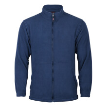 (Navy, M) MENS FLEECE JACKET Full Zip Classic Outdoor jacket
