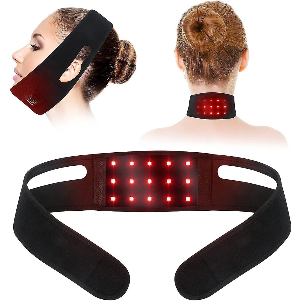 Red/Light Therapy Infra Therapy Belt Chin Wearable Laser Lipo Pain Relief For Neck