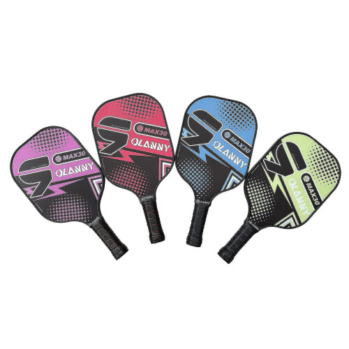 Pickleball Paddles Set Pickleball Racket Graphite Polymer Honeycomb Core Lightweight Paddle Include 2