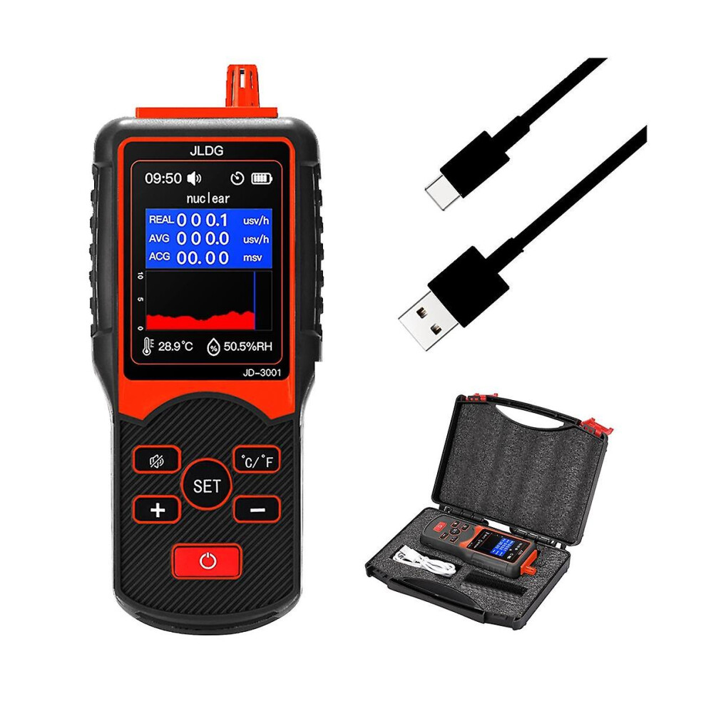 Jd-3001 Geiger Counter Nuclear Radiation Detector Y-Ray Gamma Detector Detector 9363541069709
