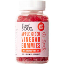 Apple Cider Vinegar Gummies with The Mother 1000mg Enhanced with Vitamin B12 & Folic Acid | 60 High Strength ACV Vegan Capsules with Pomegranate