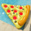 Adult Pvc Inflatable Pizza Floating Drainage Recliner With Foldable Backrest 3