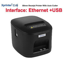(XP-T80B-USB LAN, UK Plug) Xprinter New Arrived 80mm Receipt Printer With Auto Cutter Pos Printer With Usb/ethernet And Ethernet Kitchen Printer