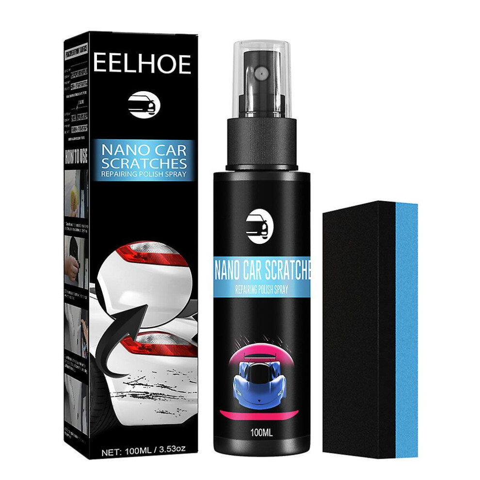 (100Ml Set) Nano Magic Car Scratch Remover Auto Paint Coating Spray Scratch Surface Repair 9458288830887