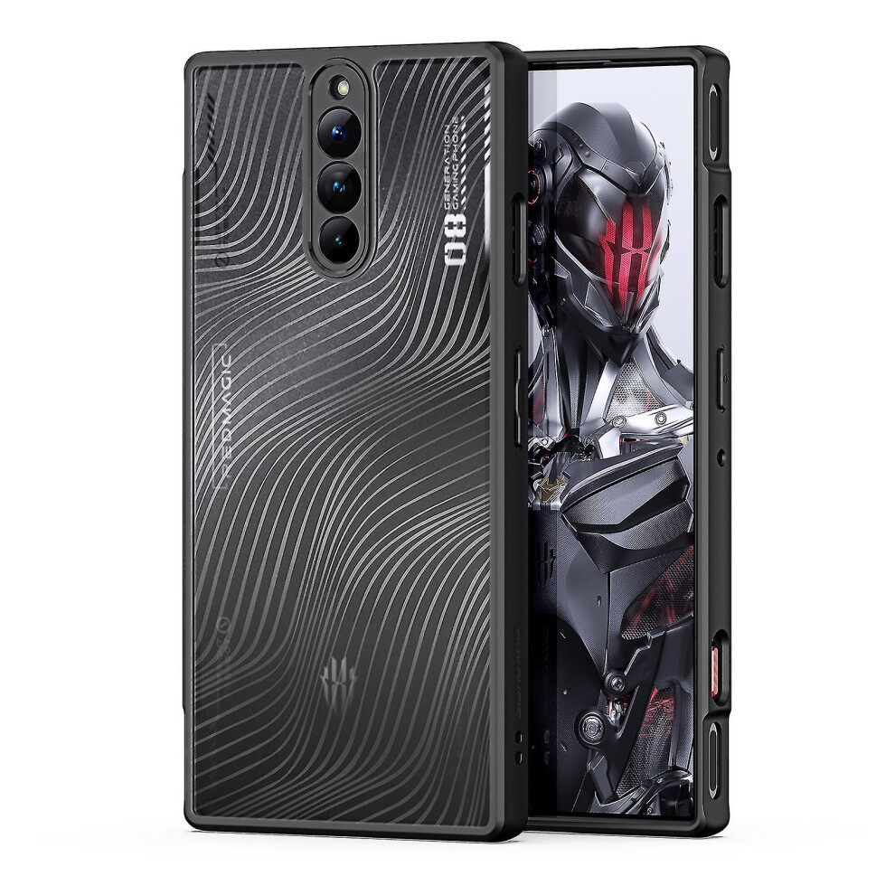 Shockproof Phone Case For Zte Nubia Magic 8 Pro / 8 Pro Plus / 8S Pro (6.8 Inch),Black Red 9363541079630