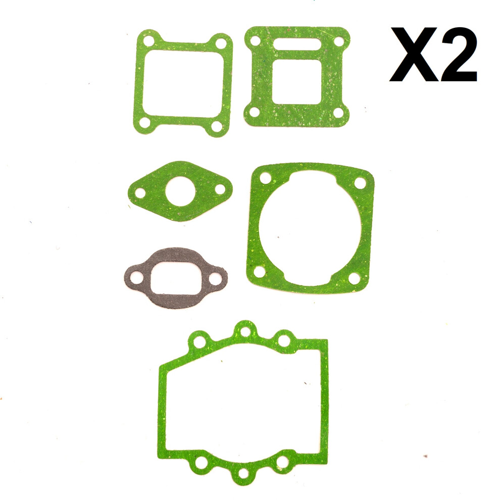 2 Minimoto Quad Dirt Bike 49Cc Gasket Set Dirtbike Head Carburettor Exhaust Coil Pink 5055583049569