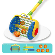 Ball Launcher Pot Vacuum Cleaner Sounding Music Interactive Toys Without Batteries