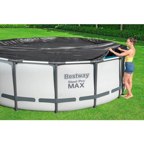 Bestway Bestway 15ft Round Swimming Pool Cover 2