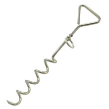 40cm Heavy Duty Dog Corkscrew Spiral Ground Spike Tether Tie Out