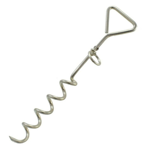 Kandy Toys Heavy Duty Spiral Dog Tie Out Stake