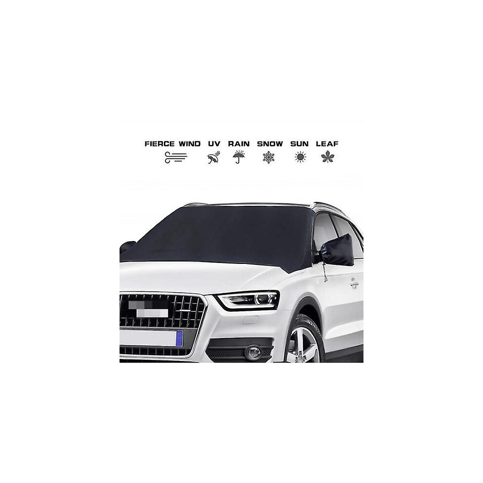 Car Windshield Snow Cover Snow Ice Frost Uv Full Protection Large And Shade Silver 9458288841296