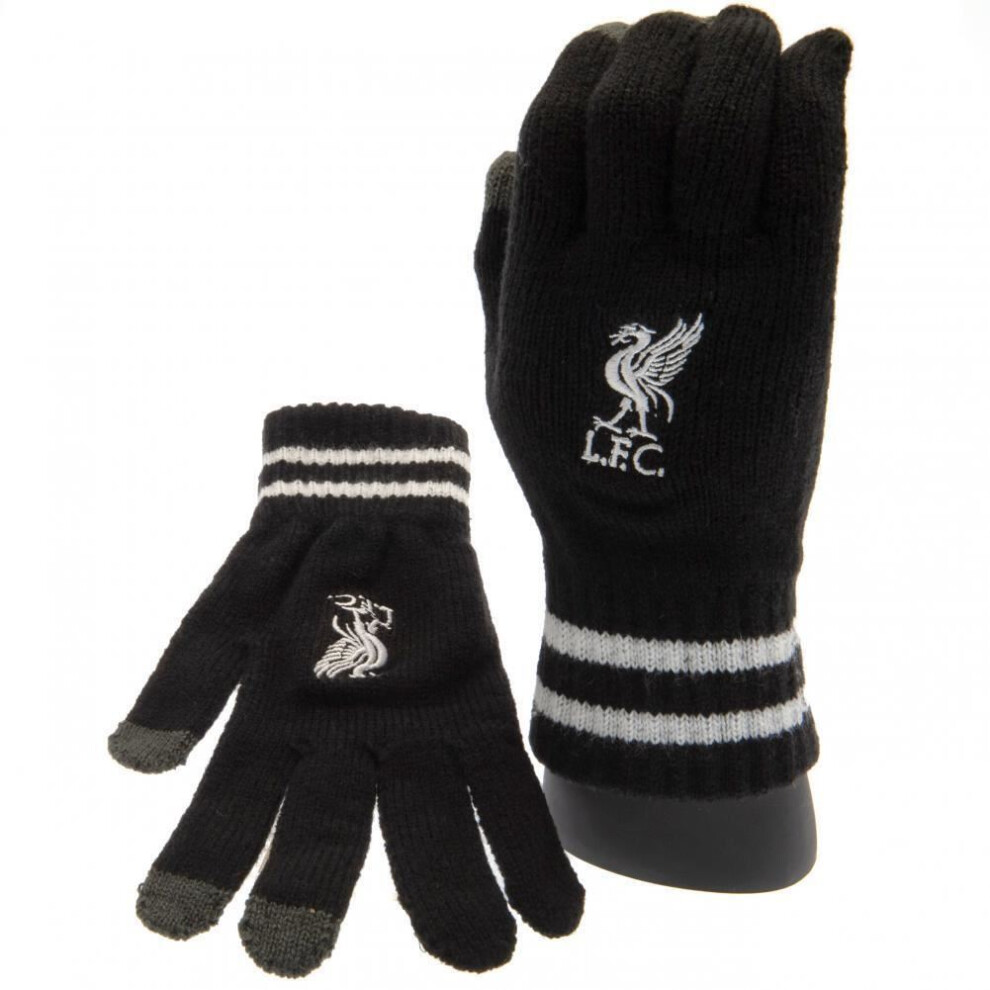 Liverpool FC Youths Touchscreen Knitted Gloves