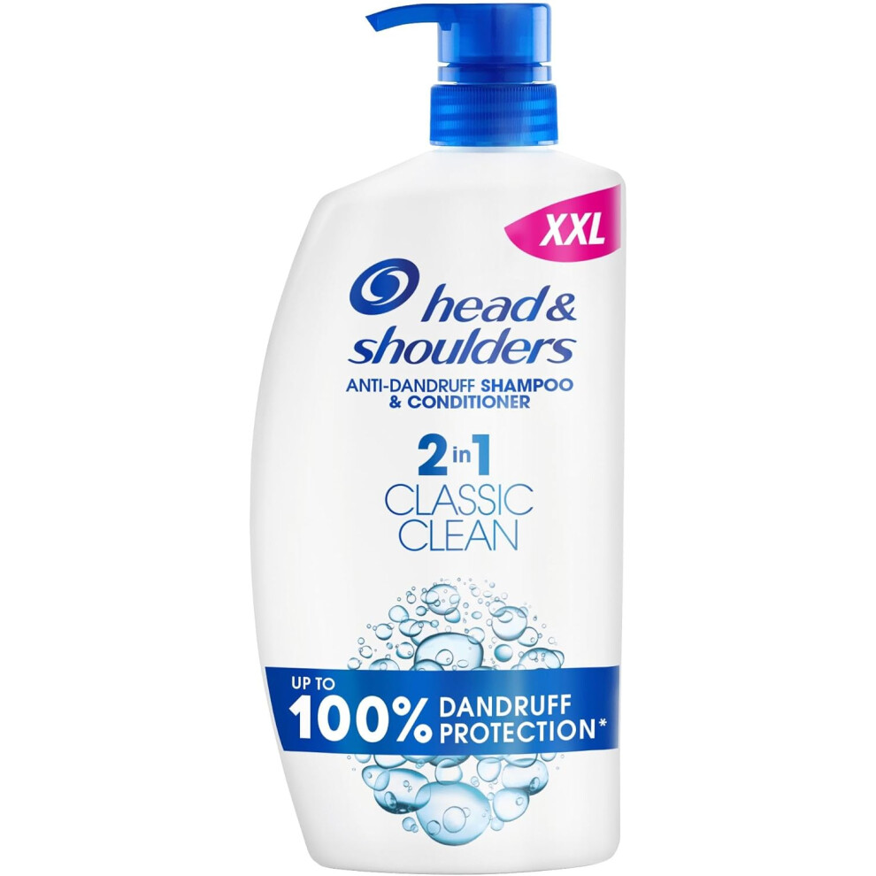 Head & Shoulders Classic Clean 2in1 Anti Dandruff Shampoo 1000ml UK