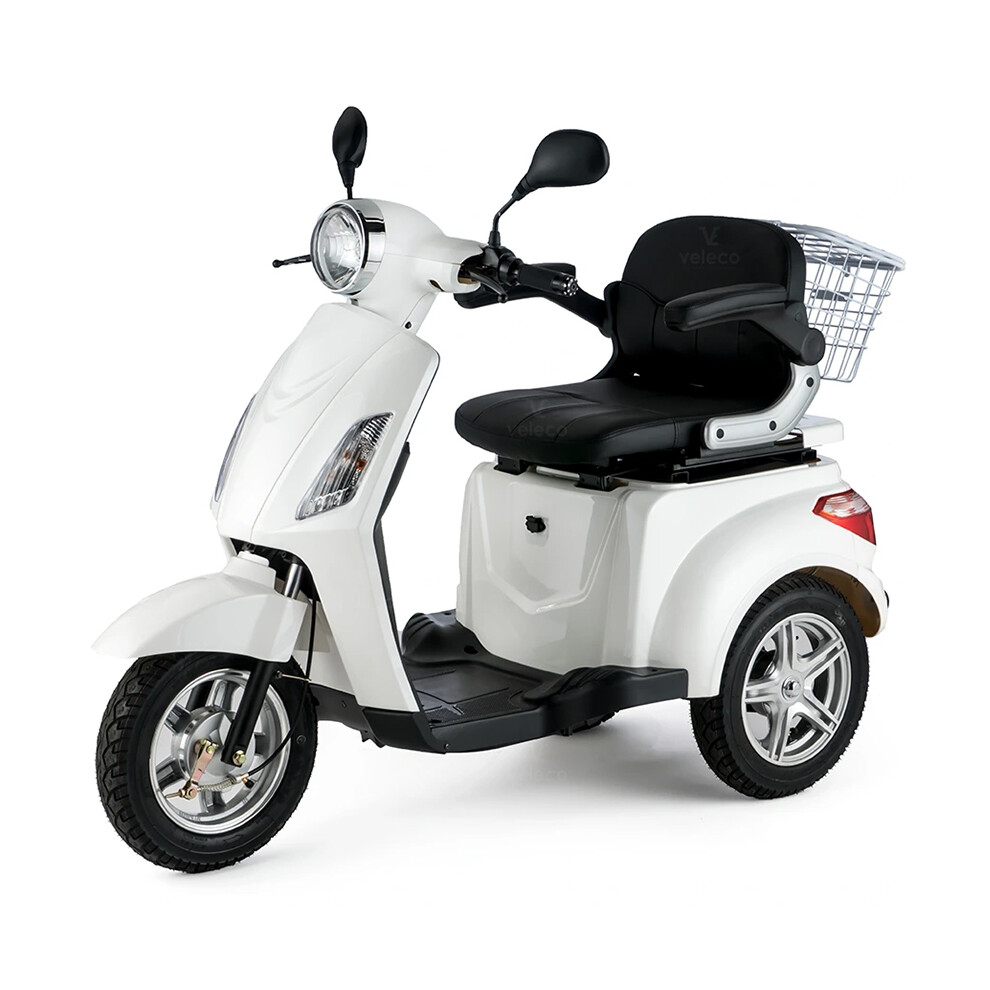 (White) Mobility Scooter Veleco ZT15 Magnetic Brake Alarm