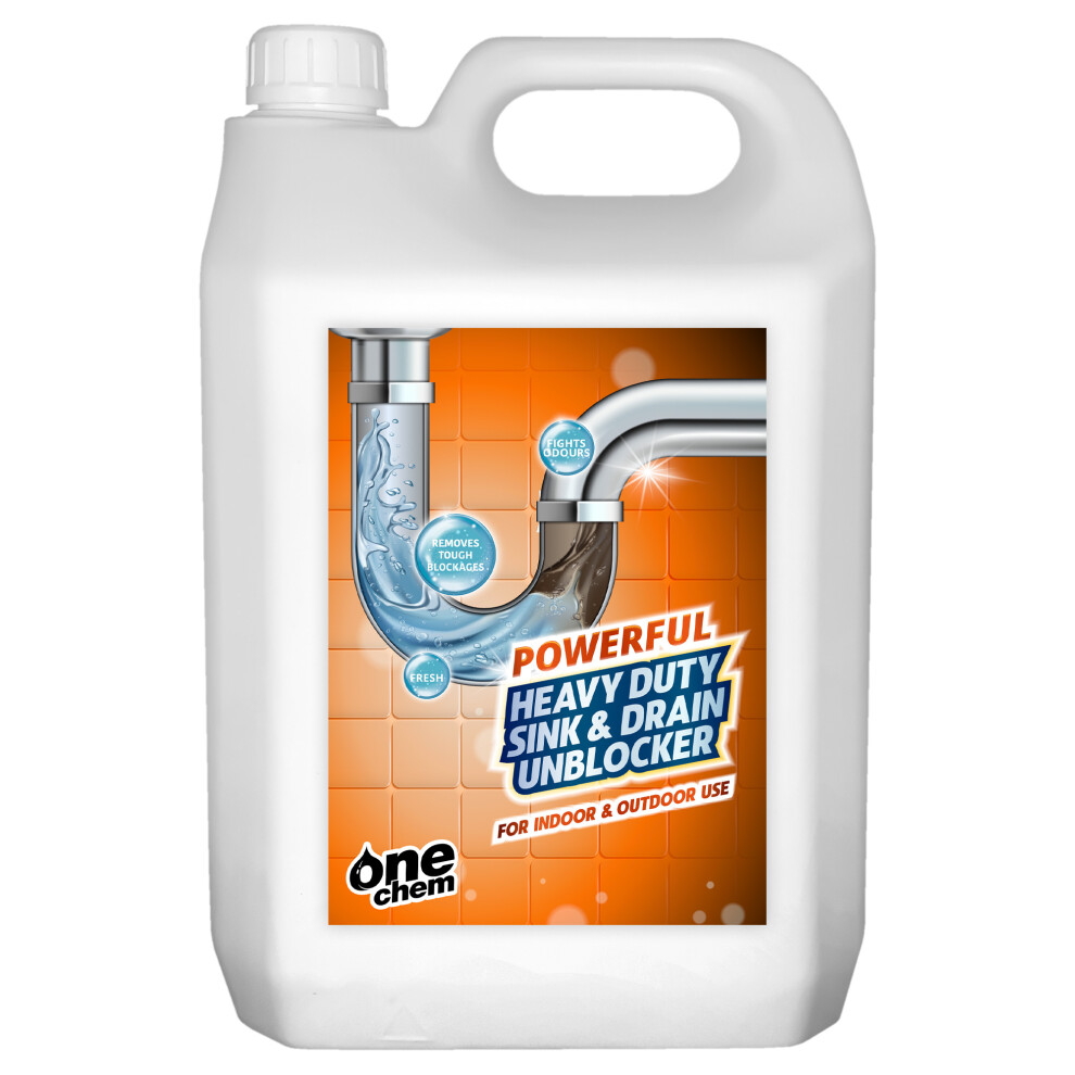 One Chem - Heavy Duty Sink and Drain Unblocker Gel - 5L