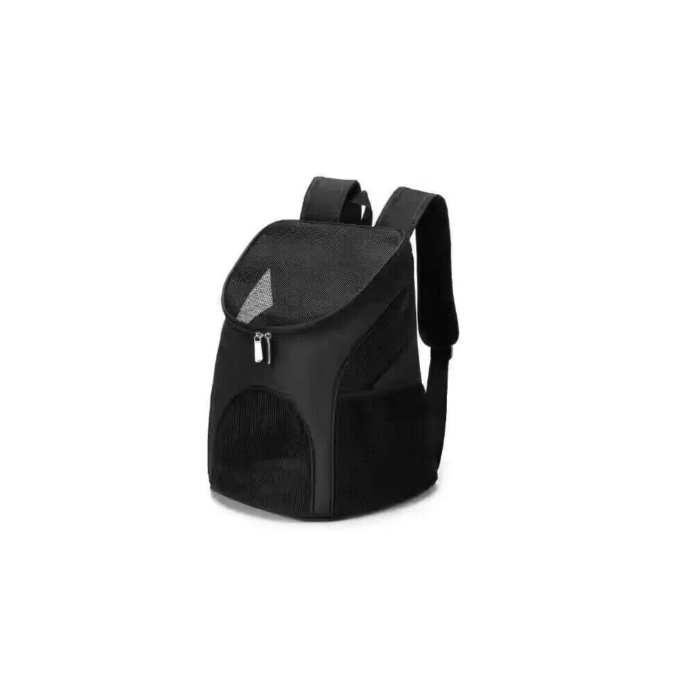 (Black, S 30x24x33cm) Pet Carrier Backpack Outdoor Dog Cat Backpack Ventilated Mesh Double Shoulder Pet Travel Bag for Cat Small Dogs Puppy Traveling