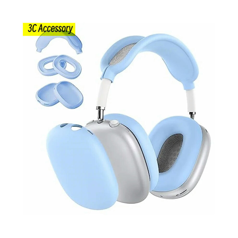 (3 IN 1 Case, For AirPods Max) 3 in 1 Headphone Case for AirPods Max Shockproof Head-Mounted Earphone Protector Cover for AirPods Max Case