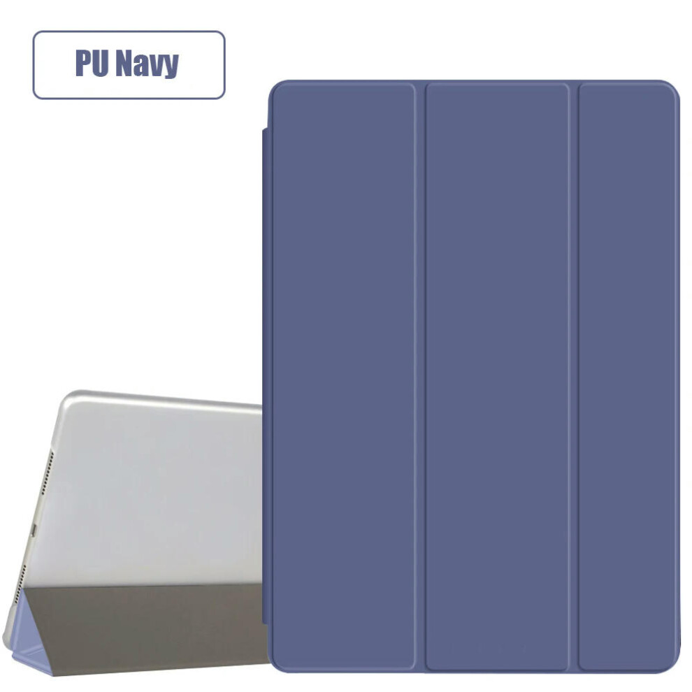 (PU Navy, iPad mini 6 2021) Case For Apple iPad Mini 1 2 3 4 5 6 th Generation 7.9" 8.3" 2019 2021 Flip Tablet Smart Protective Cover A2569 A1600 A212