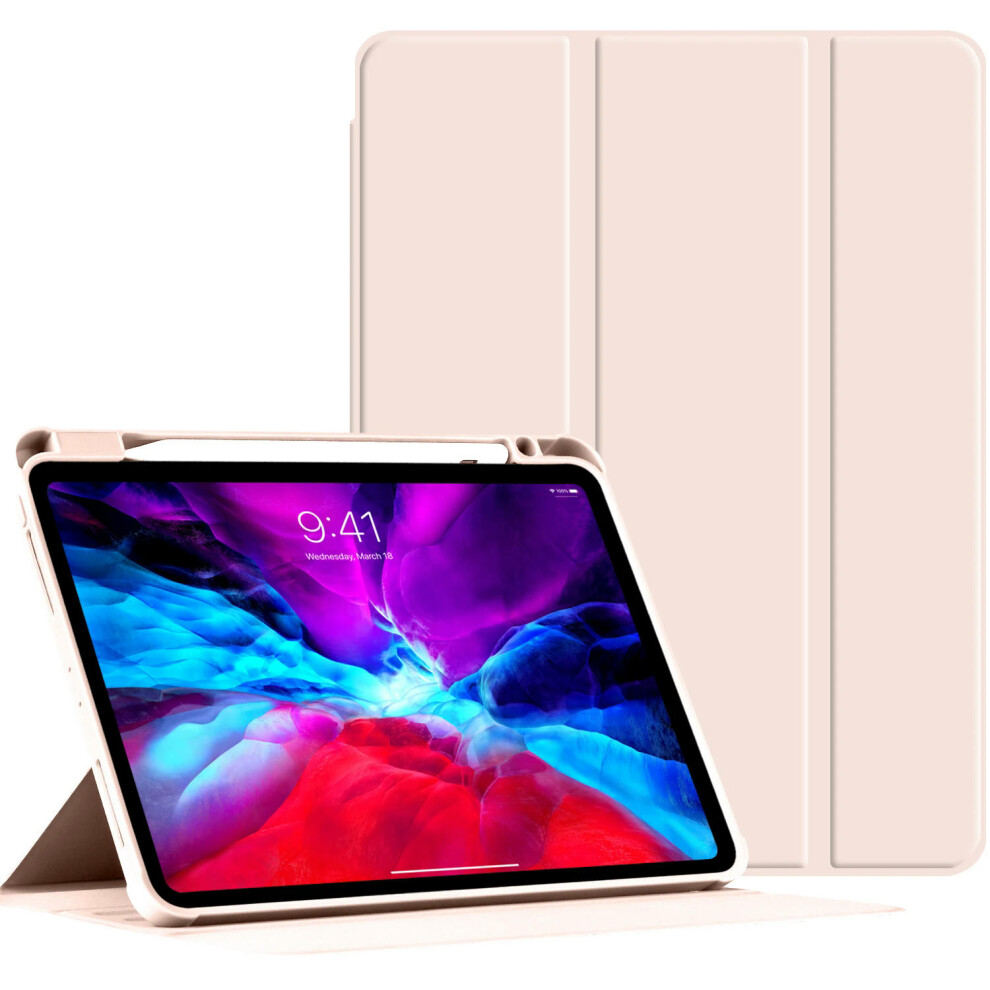 (Pink, iPad pro 12.9 2022) For iPad Pro 11 12.9 Case 360 Rotating Stand Tablet Cover For iPad Air 1 2 3 4 5/ 9.7 5th 6th/ 10.2 7th 8th 9th/ 10th 10.9