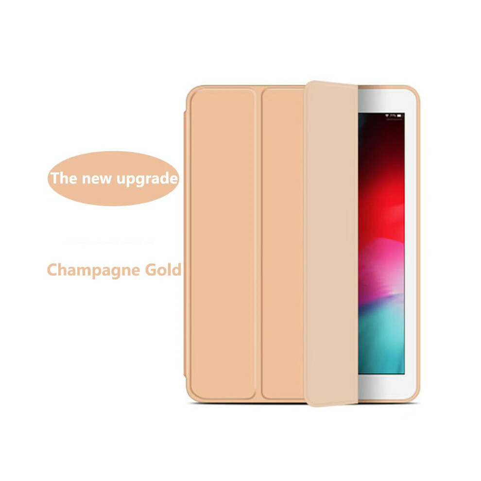 (Champagne Gold, iPad Mini 54321) Silicone Case For iPad 10th 10.9 Air 5 4 Cover For iPad Pro 11 9.7 5th 6th 10.2 7th 8th 9th Generation Mini 6 Protec