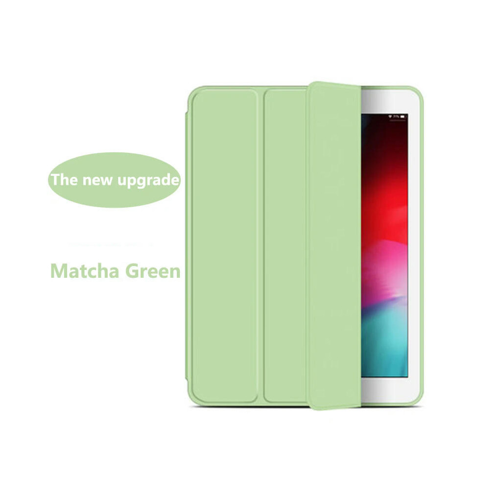 (Matcha Green, iPad 7th8th9th 10.2) Silicone Case For iPad 10th 10.9 Air 5 4 Cover For iPad Pro 11 9.7 5th 6th 10.2 7th 8th 9th Generation Mini 6 Prot