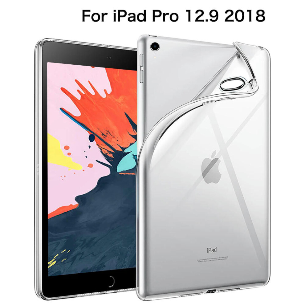 (For Pro 12.9 2018) For iPad 10th 10.9 2022 7 8 9th Gen 10.2 Air 5 2 4 Case TPU Silicon Transparent Cover For iPad Pro 9.7 10.5 '' 11'' Mini 3 4 5 6