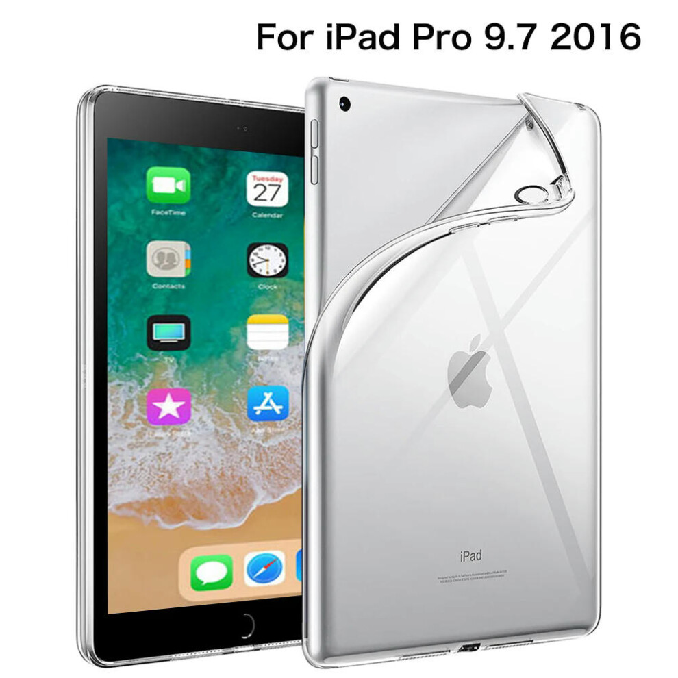 (For iPad Pro 9.7) For iPad 10th 10.9 2022 7 8 9th Gen 10.2 Air 5 2 4 Case TPU Silicon Transparent Cover For iPad Pro 9.7 10.5 '' 11'' Mini 3 4 5 6