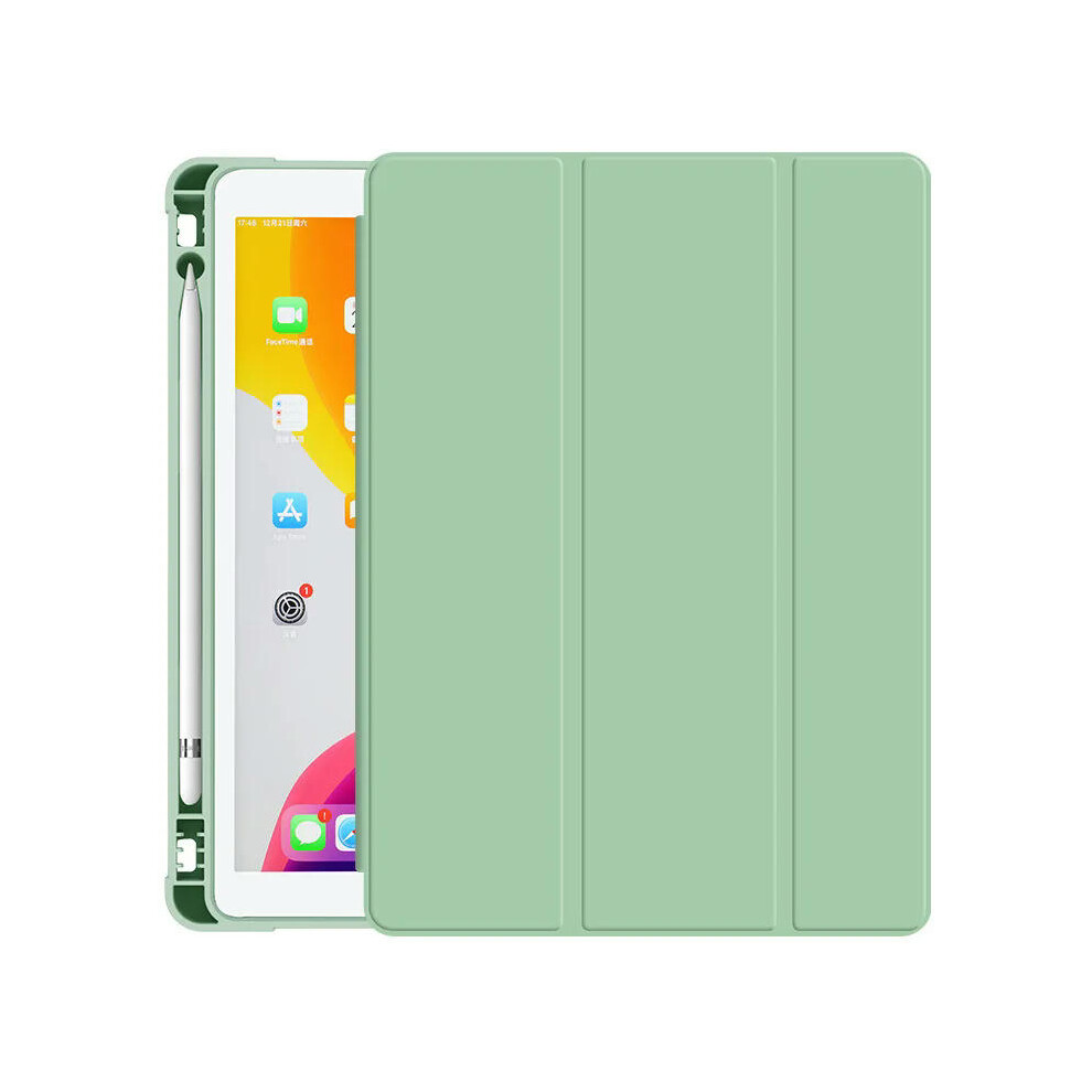 (Mint Green, iPad Air 4 10.9 2020) For iPad 10.2 9/8/7/6/ 10th Generation case Pro 11 2021 2018 9.7 10 5 Smart Cover with Pencil Holder Mini 4 2020 Ai