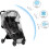Universal Regenschutz für Kinderwagen, Kinderwagen Regenschutz 2