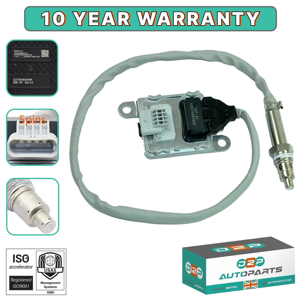 Nox Sensor For Alaskan Master 2.3 Dci Diesel 2014-On Upstream 95522891 5060414643984