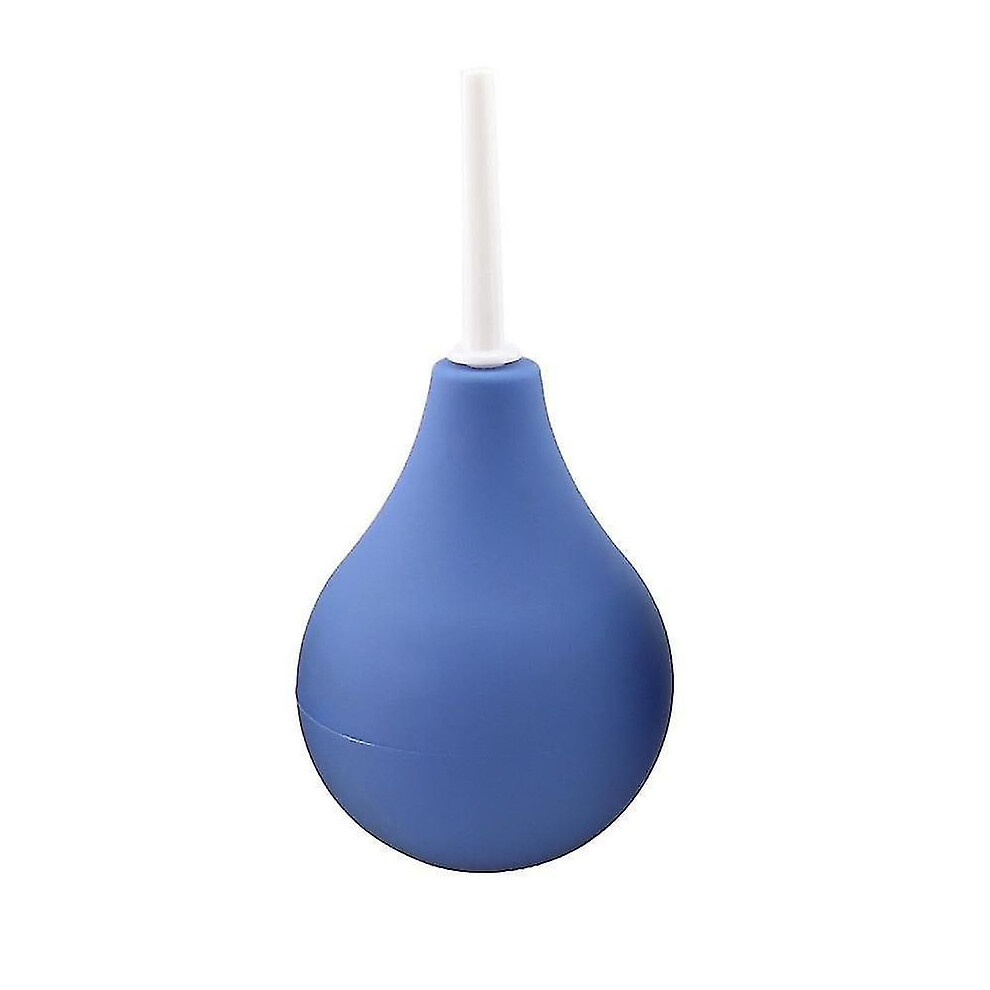 Blue 89Ml Enema Rectal Shower Cleaning System Medical Materials Silicone Ball