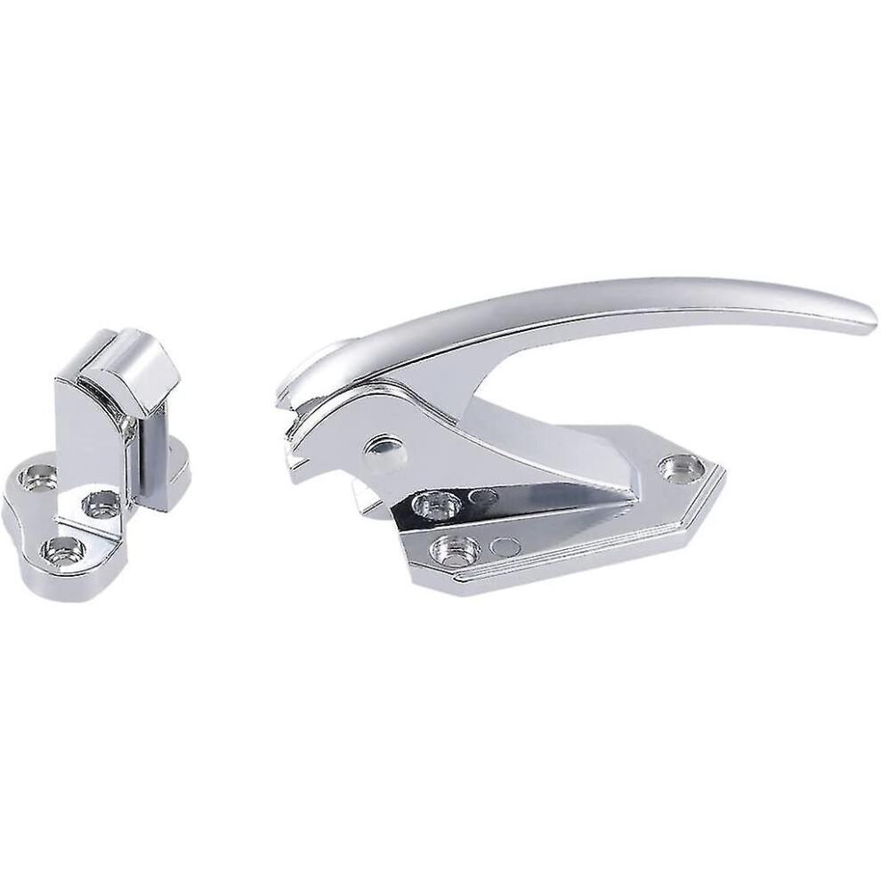 Adjustable Latch Spring Loaded Freezer Cooler Door Handle Grip, Zinc Alloy,3.98-Inch(101Mm) Long 9363541281743