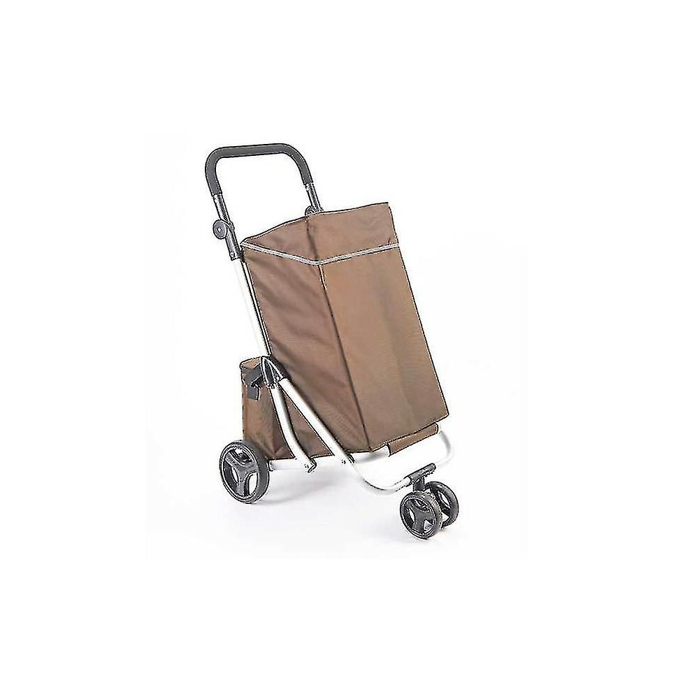 Lightweight 4-wheel Shopping Trolley