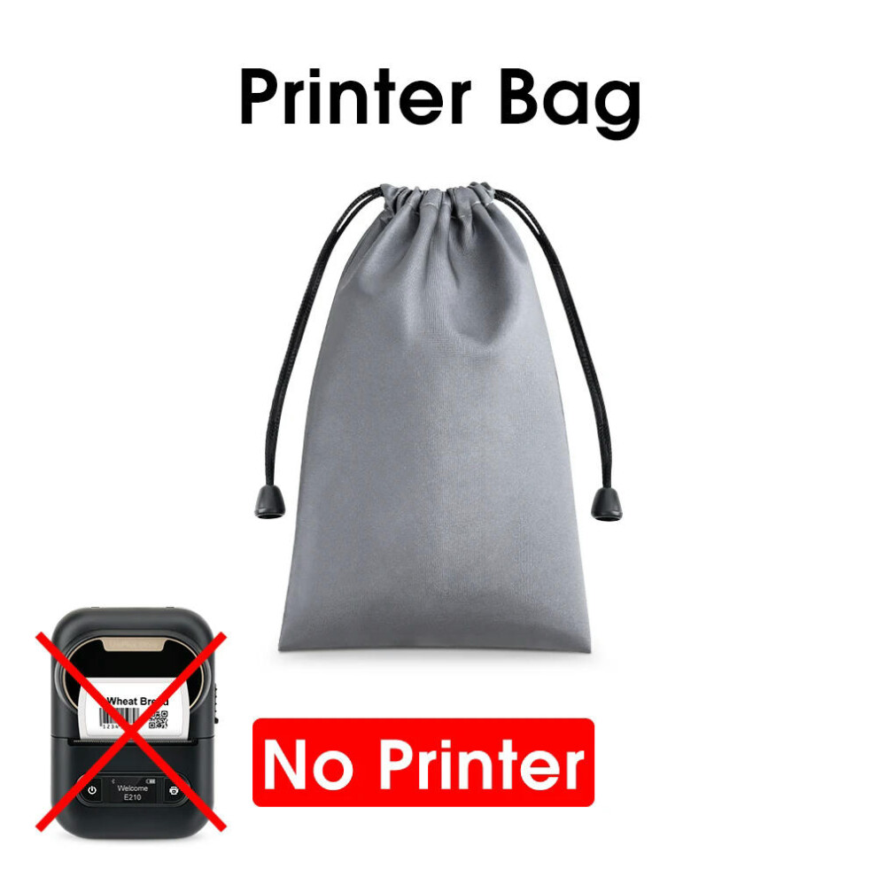 (Printer Pouch) Portable Mini Printer E210 Thermal Adhesive Label Printer without Ink Bluetooth Sticker Printer Barcode Price Tag Label Maker