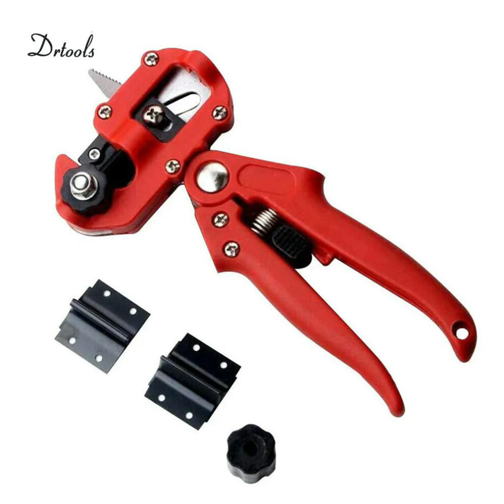 (Red Tool, 15cm-19.9cm) Gardening Tools Fruit Tree Pruning Branch Scissors Seedlings Grafting Knife Grafting Scissors Budding Knife Grafting Machine