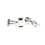 Charles William Whistle Referee Umpire Cufflinks Silver Colour 3